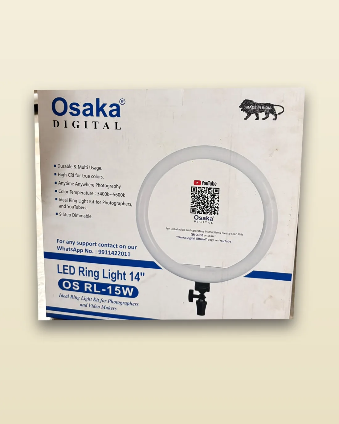 Osaka Digital LED ring light box